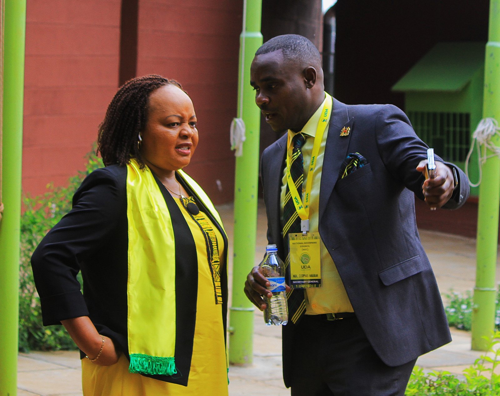 Cleophas Malala with Ann Waiguru