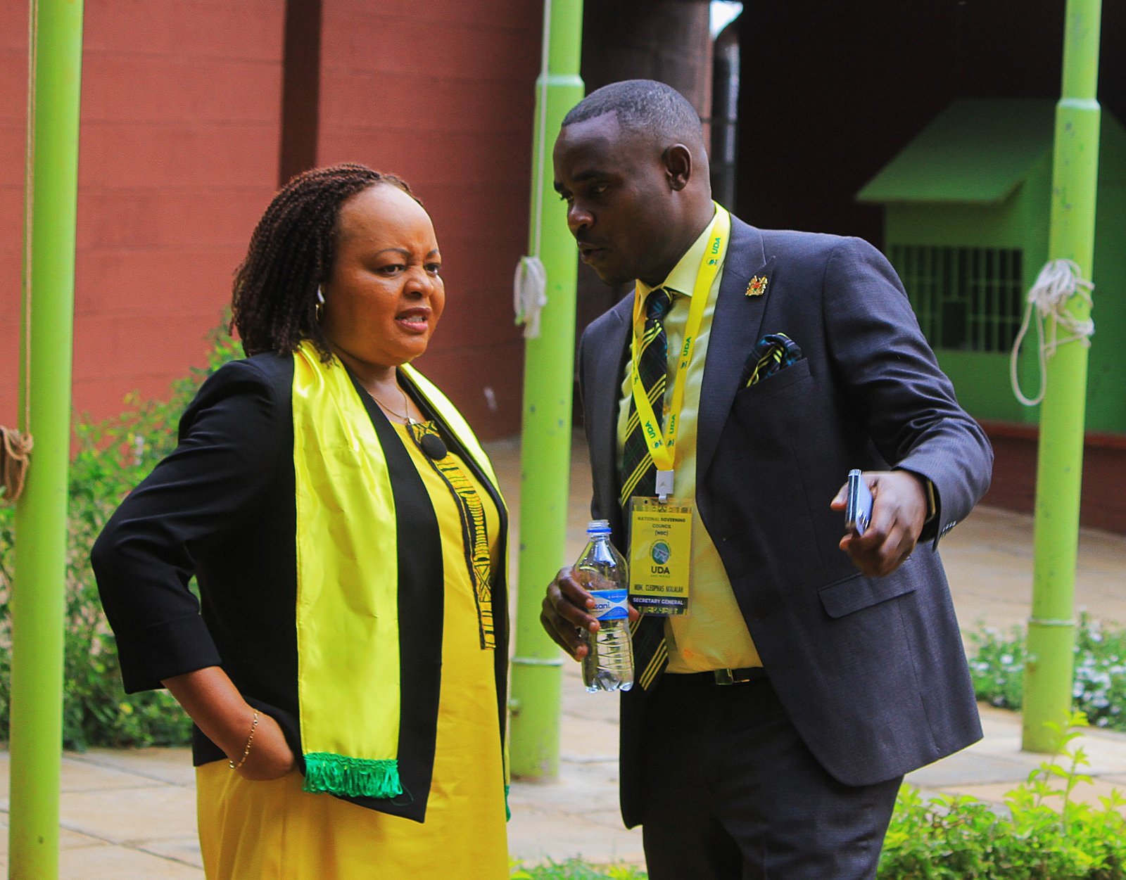 Cleophas Malala with Ann Waiguru