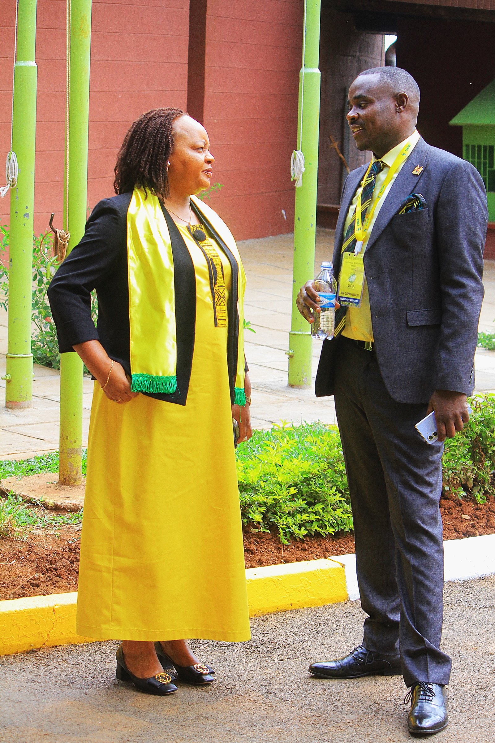 Cleophas Malala with Ann Waiguru