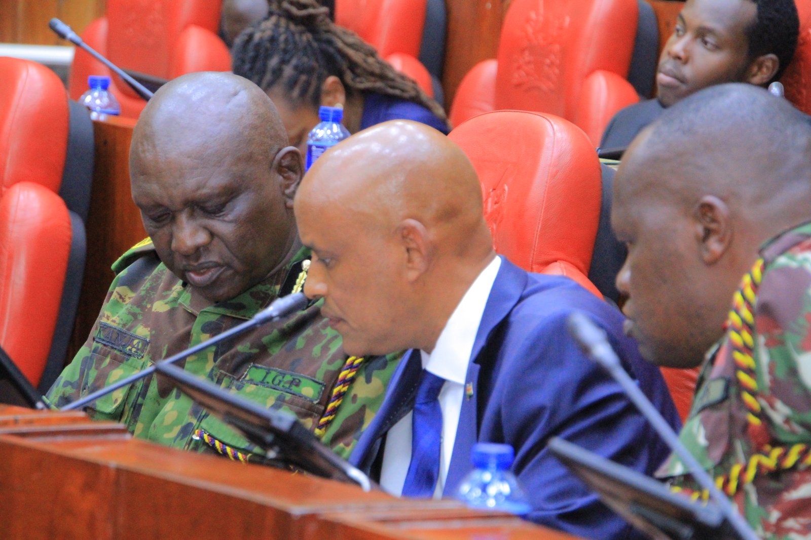 Douglas Kanja with Mohammed Amin