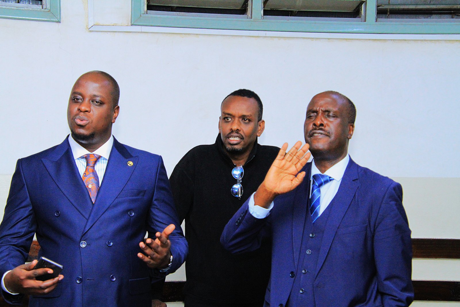 Danstan Omari,  Ahmed Rashid  and Stanley Kinyanjui