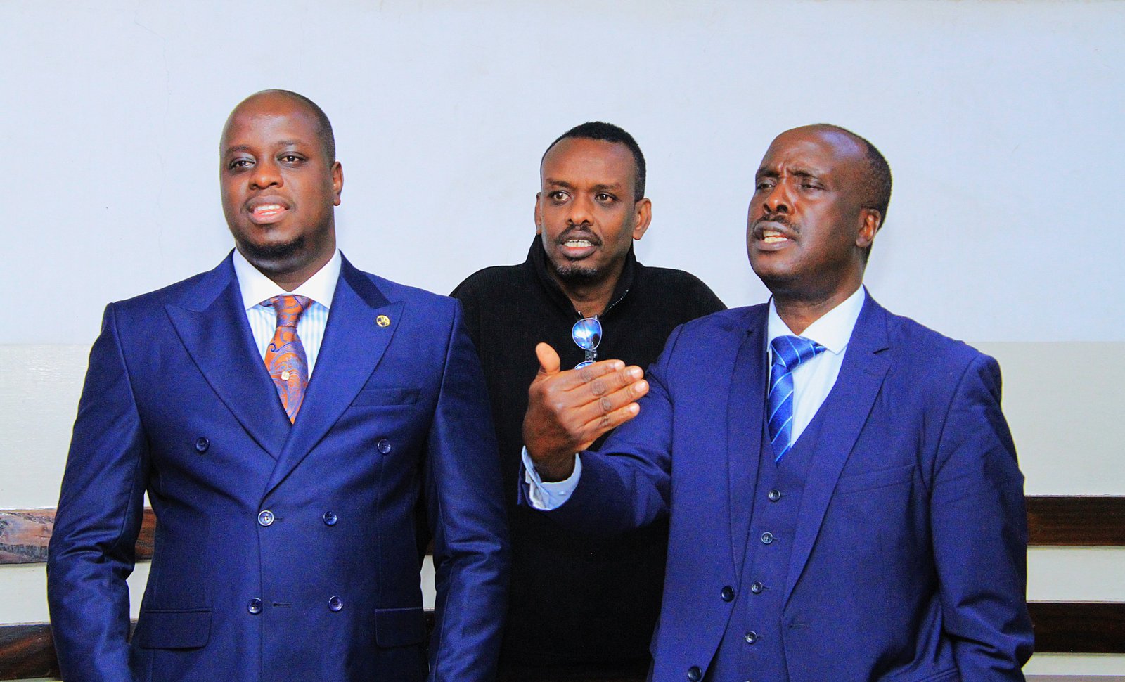 Danstan Omari,  Ahmed Rashid  and Stanley Kinyanjui