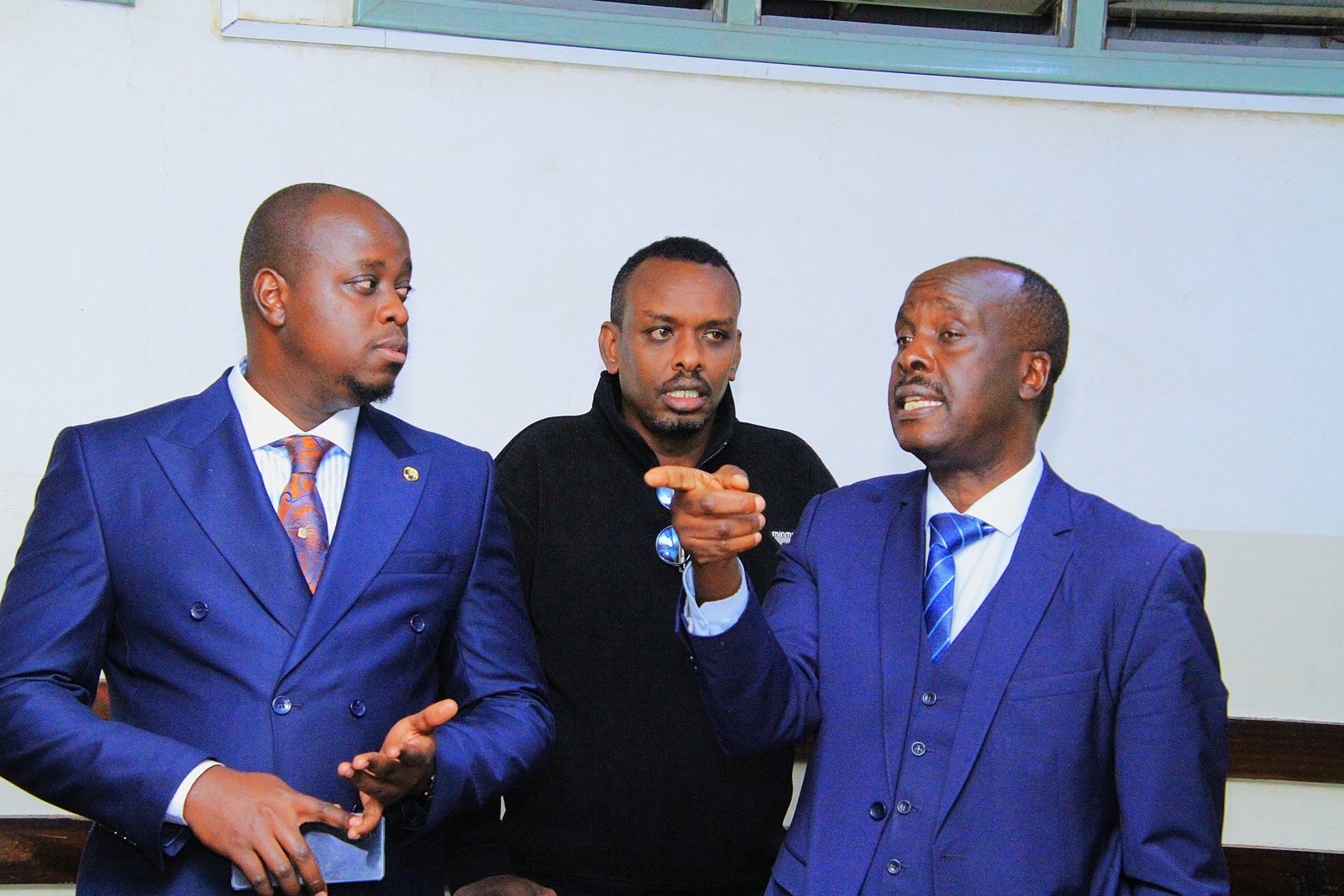 Danstan Omari,  Ahmed Rashid  and Stanley Kinyanjui