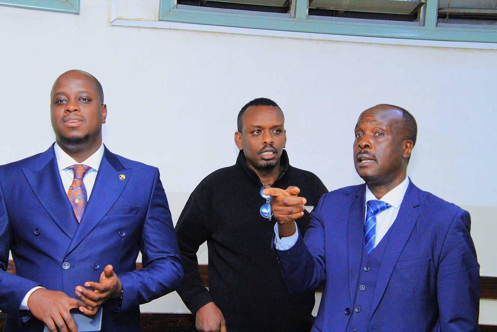 Danstan Omari,  Ahmed Rashid  and Stanley Kinyanjui