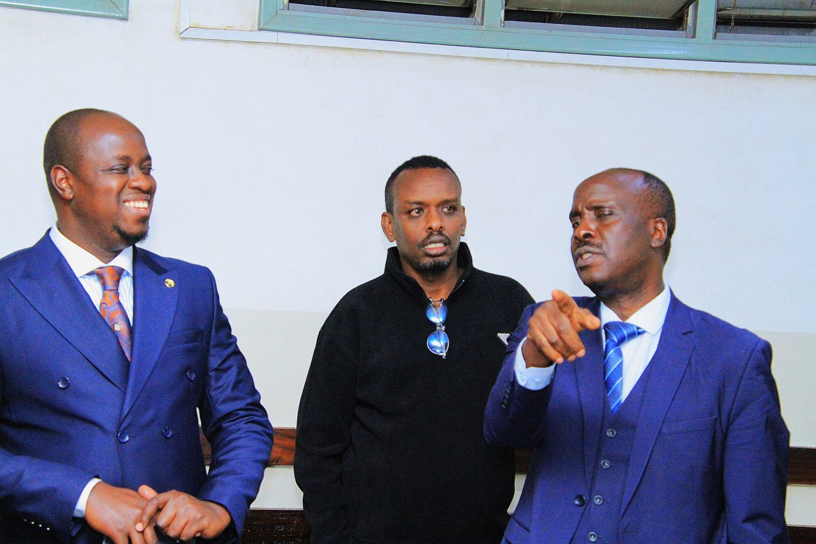 Danstan Omari,  Ahmed Rashid  and Stanley Kinyanjui