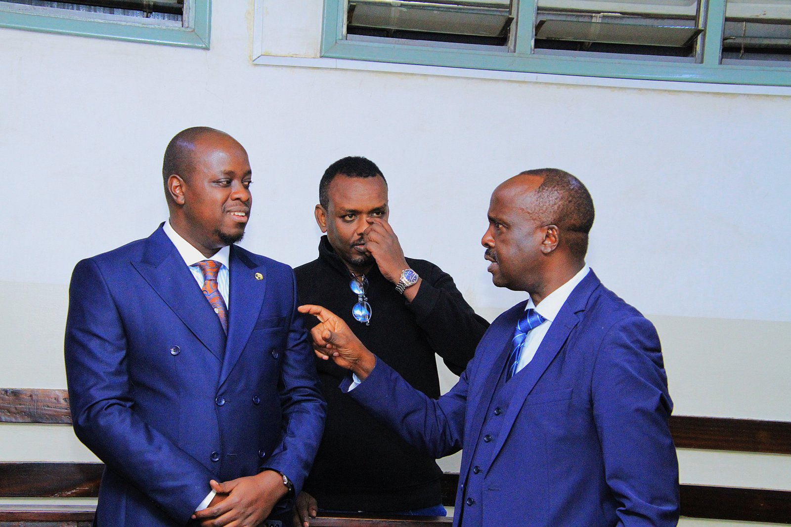 Danstan Omari,  Ahmed Rashid  and Stanley Kinyanjui