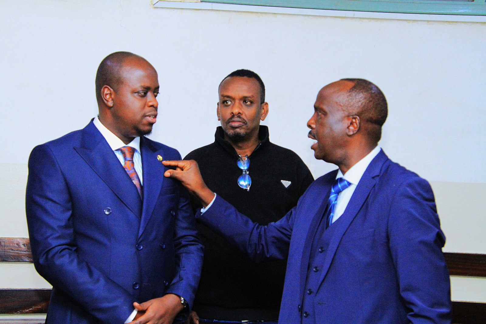 Danstan Omari, Ahmed Rashid and Stanley Kinyanjui