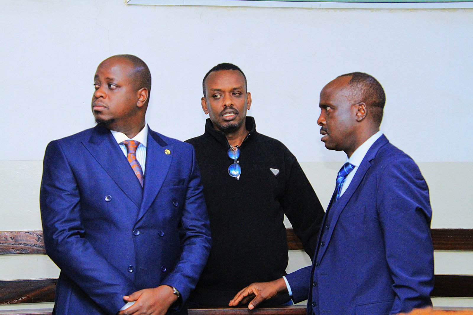 Danstan Omari, Ahmed Rashid and Stanley Kinyanjui