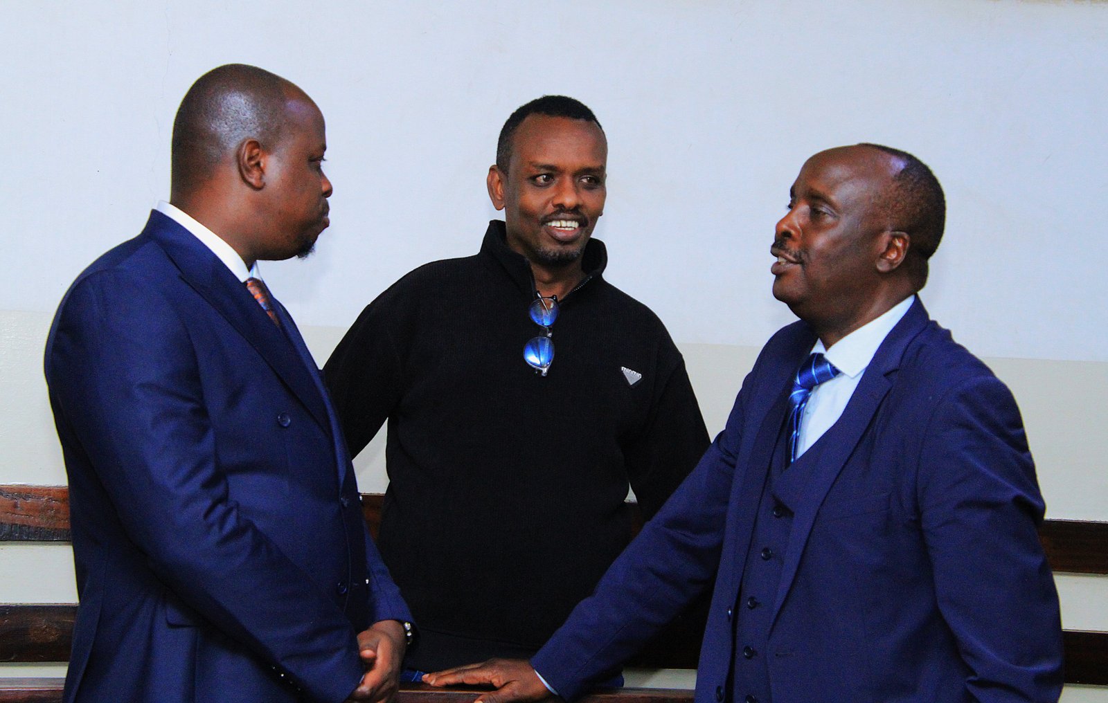 Danstan Omari, Ahmed Rashid and Stanley Kinyanjui