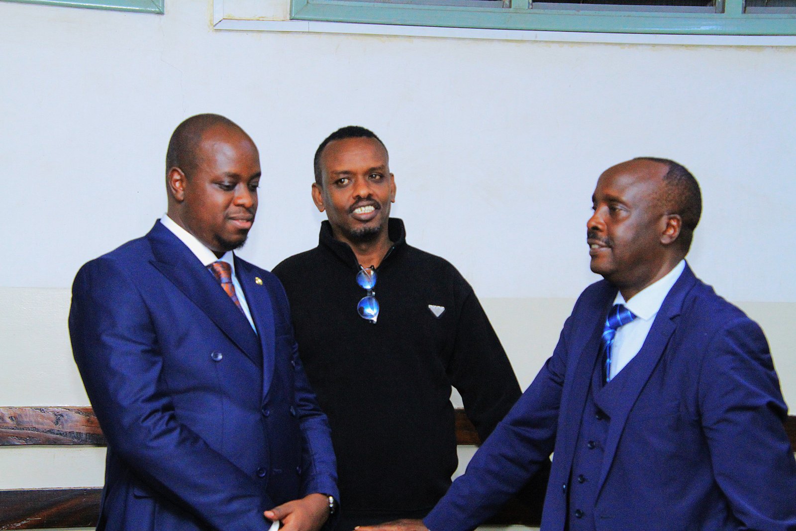 Danstan Omari, Ahmed Rashid and Stanley Kinyanjui