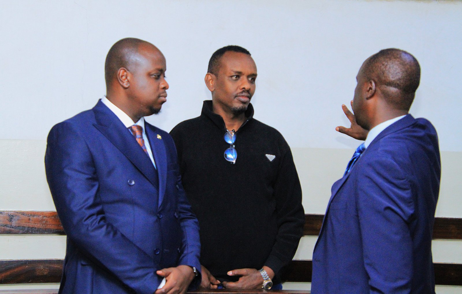 Danstan Omari, Ahmed Rashid and Stanley Kinyanjui