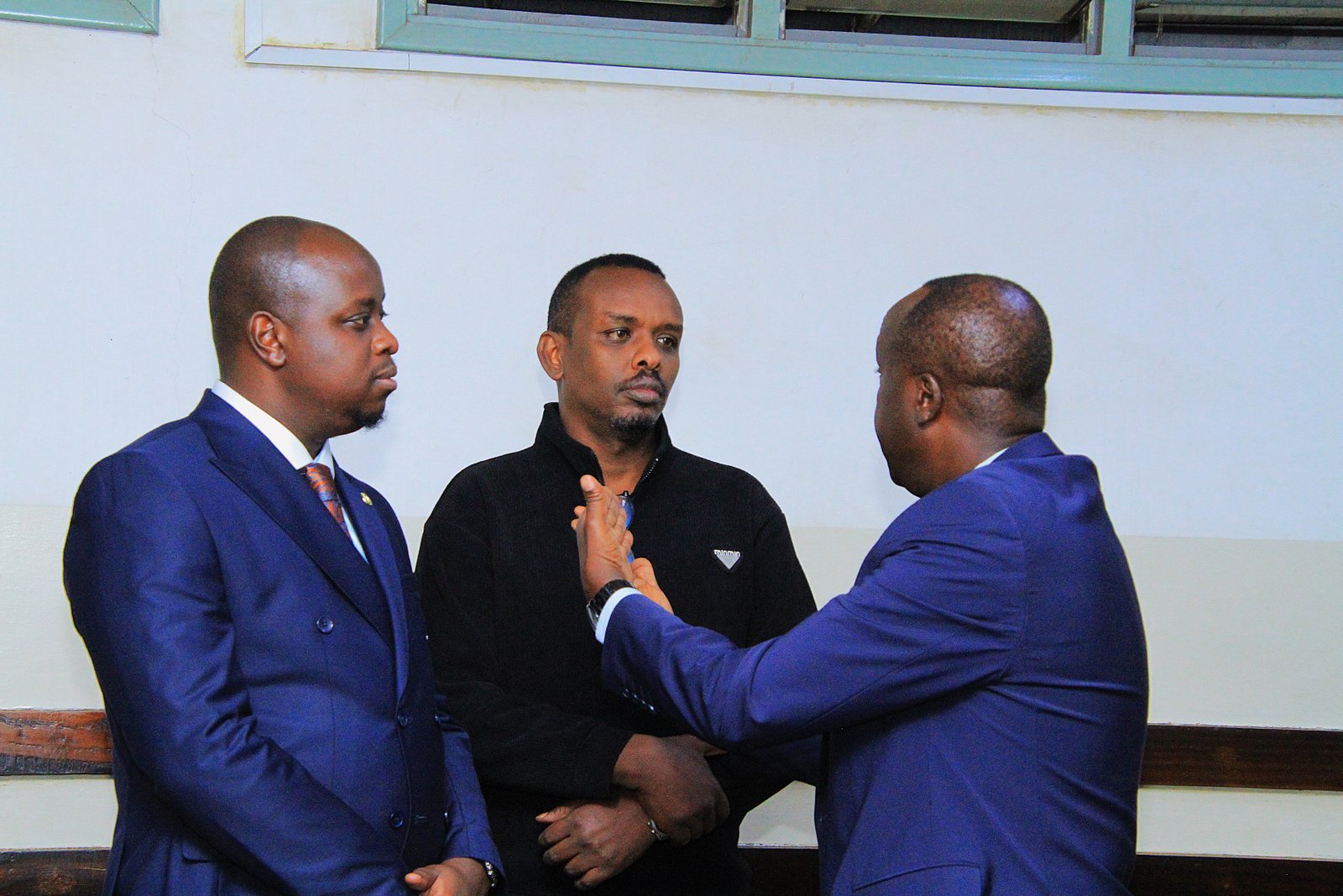 Danstan Omari, Ahmed Rashid and Stanley Kinyanjui