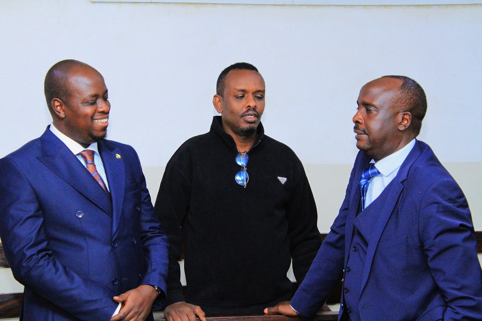 Danstan Omari,  Ahmed Rashid and Stanley Kinyanjui