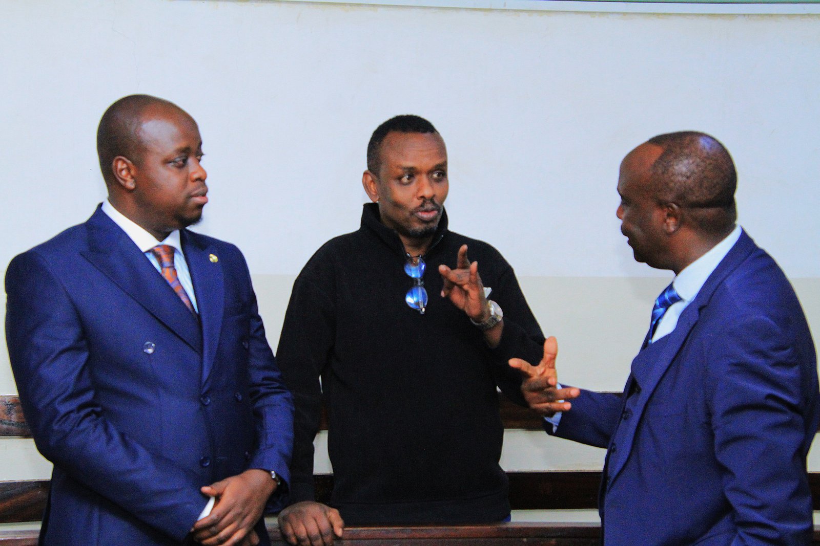 Danstan Omari,  Ahmed Rashid and Stanley Kinyanjui