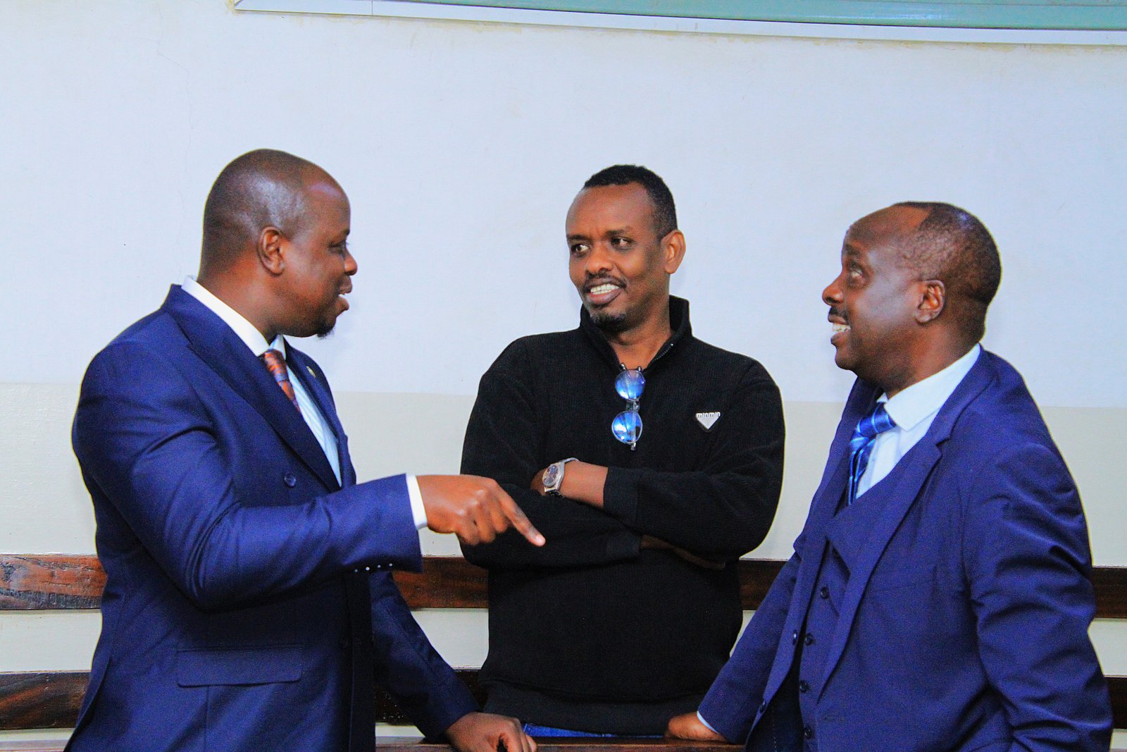 Danstan Omari,  Ahmed Rashid and Stanley Kinyanjui