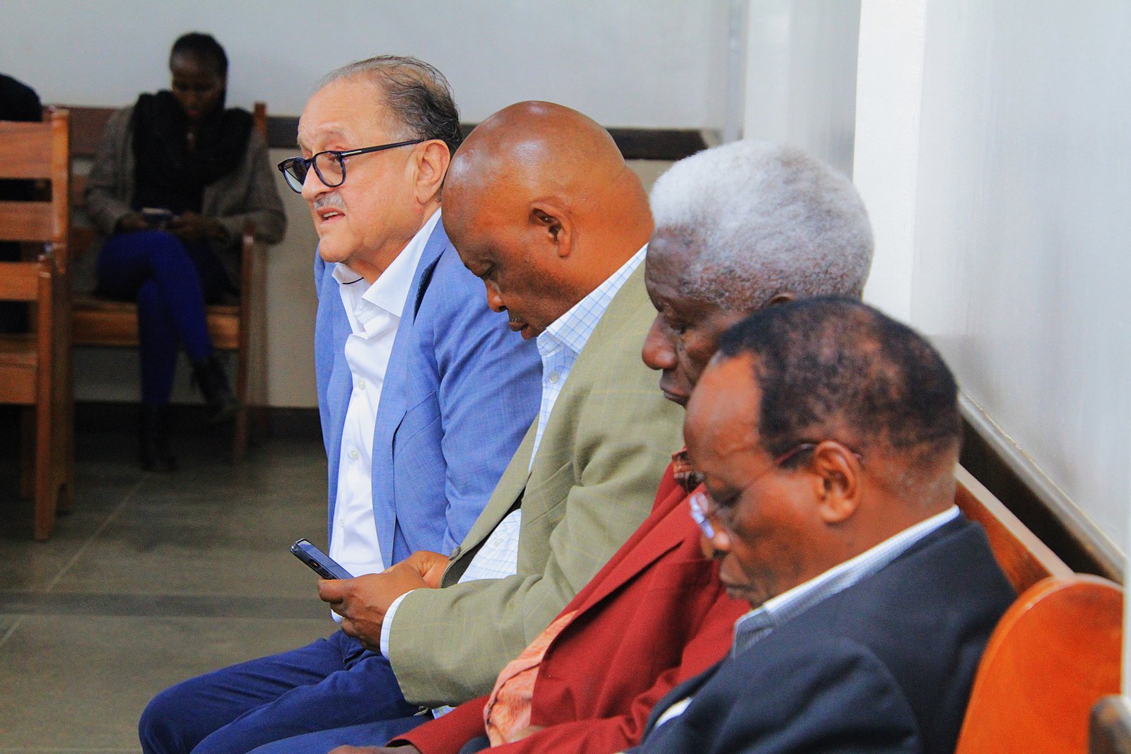 Dave Munya,  Joseph Mbui, David Onyonka and Deepak Kumar Kamani