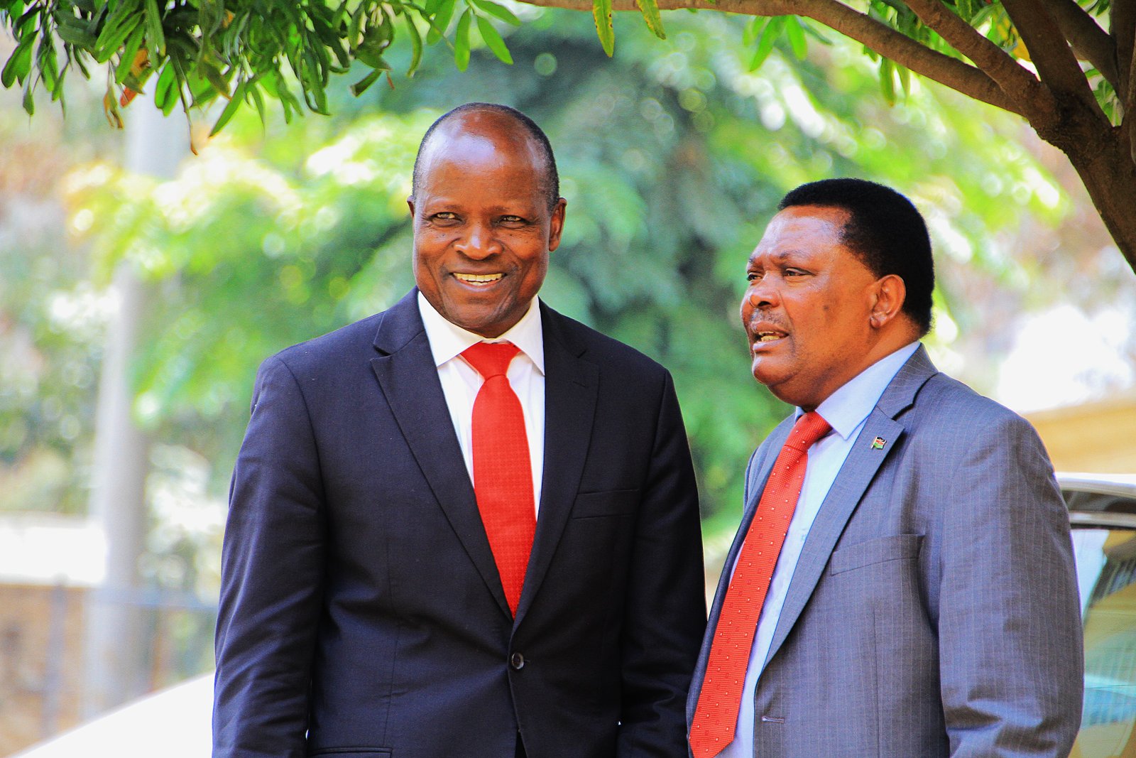 Zachary Okoth Obado with Kioko Kilukumi