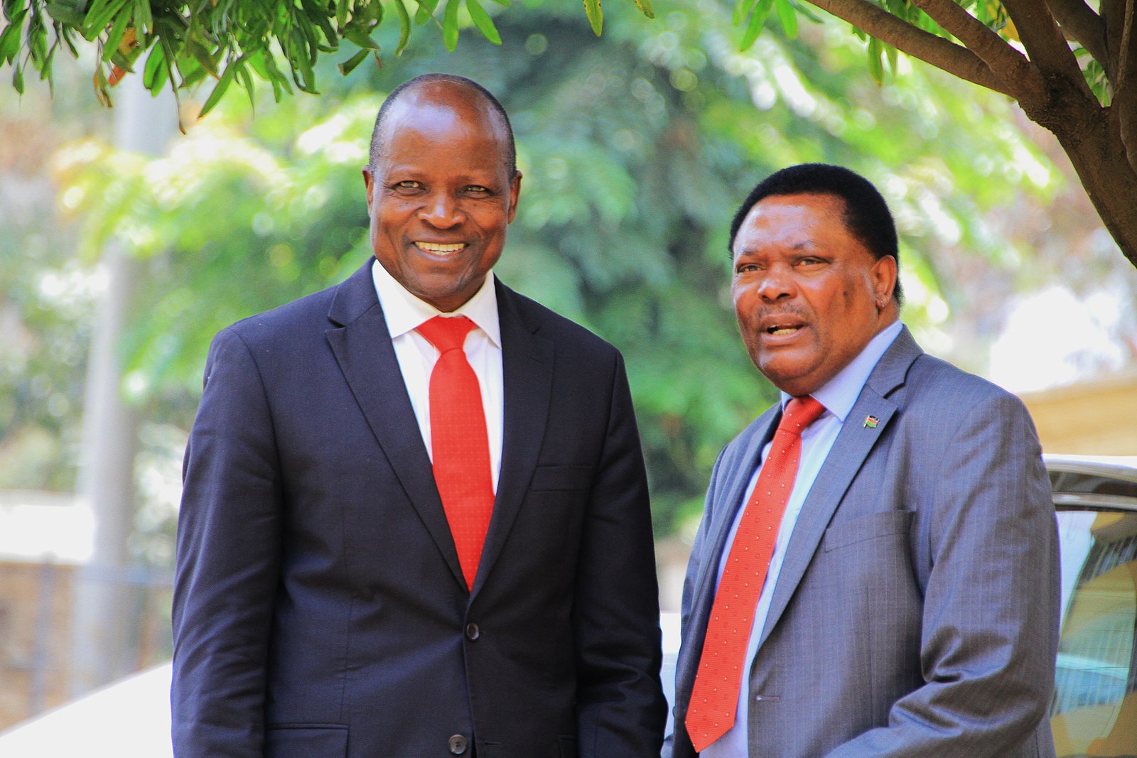 Zachary Okoth Obado with Kioko Kilukumi