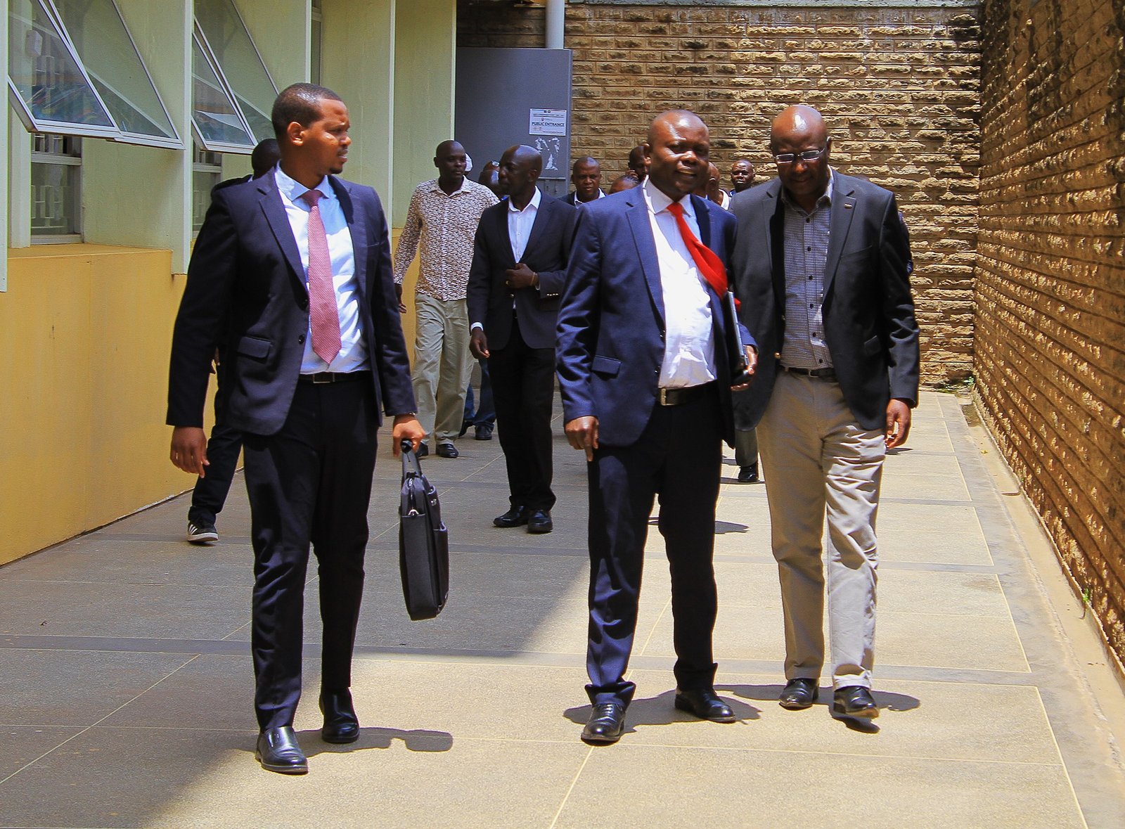 Philip Maiyo, Peter Wanyama and Wycliff Wangamati