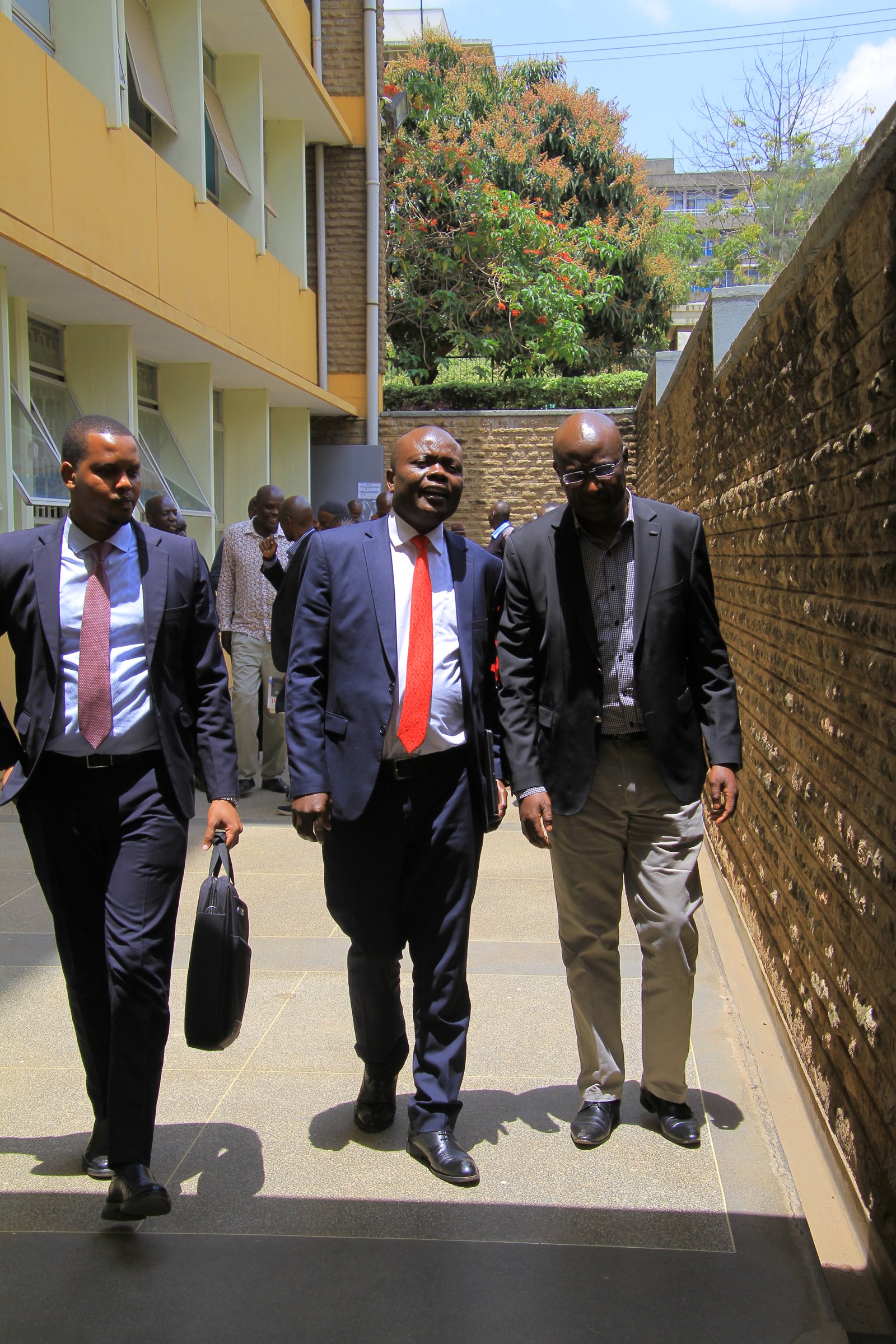 Philip Maiyo, Peter Wanyama and Wycliff Wangamati