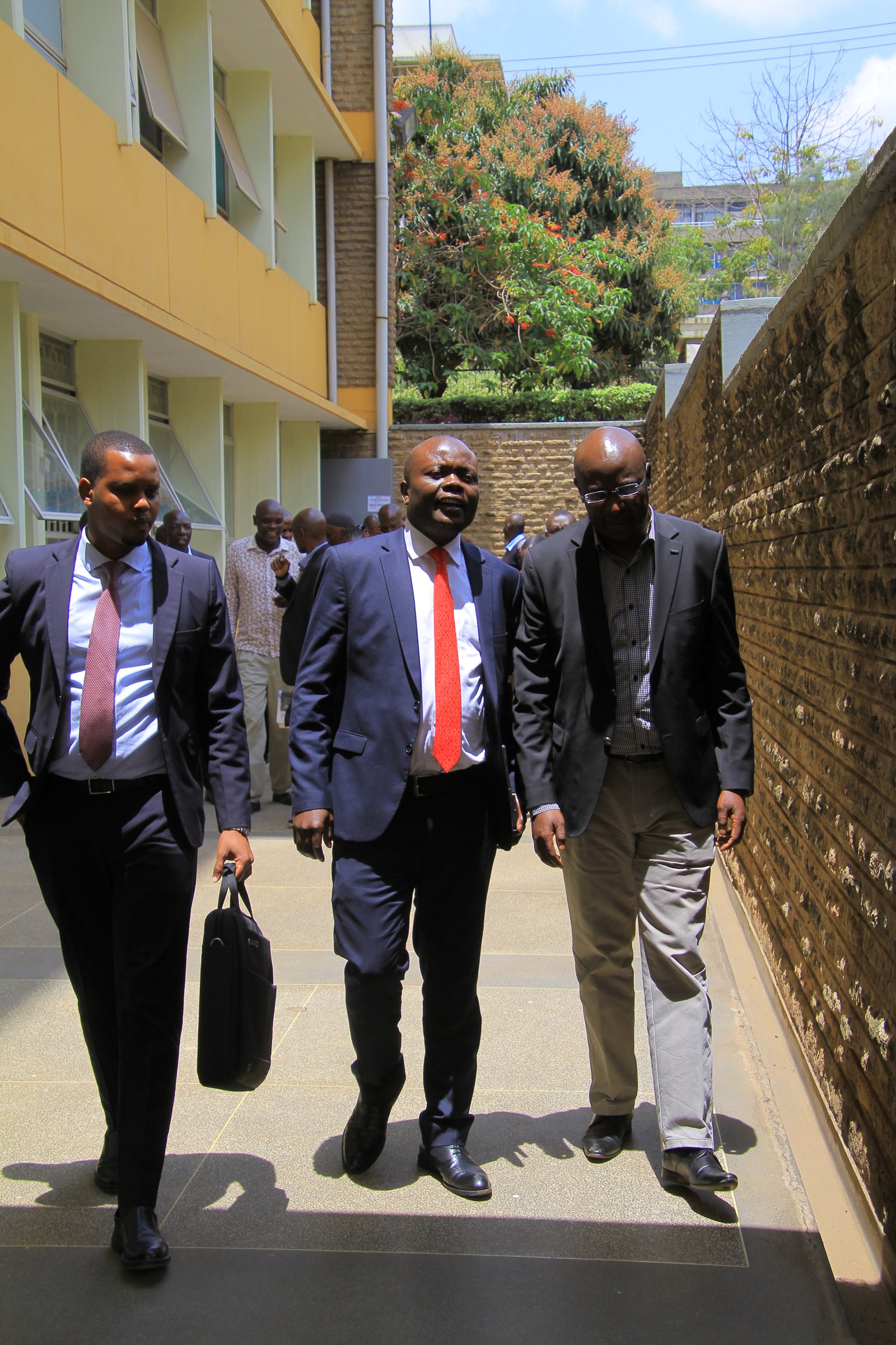 Philip Maiyo, Peter Wanyama and Wycliff Wangamati