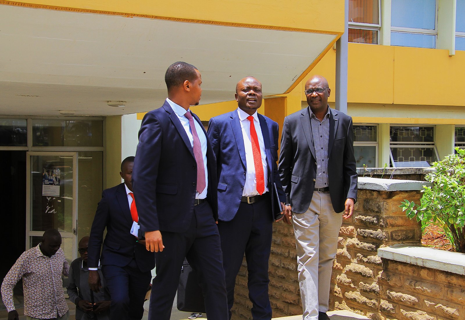 Philip Maiyo, Peter Wanyama and Wycliff Wangamati