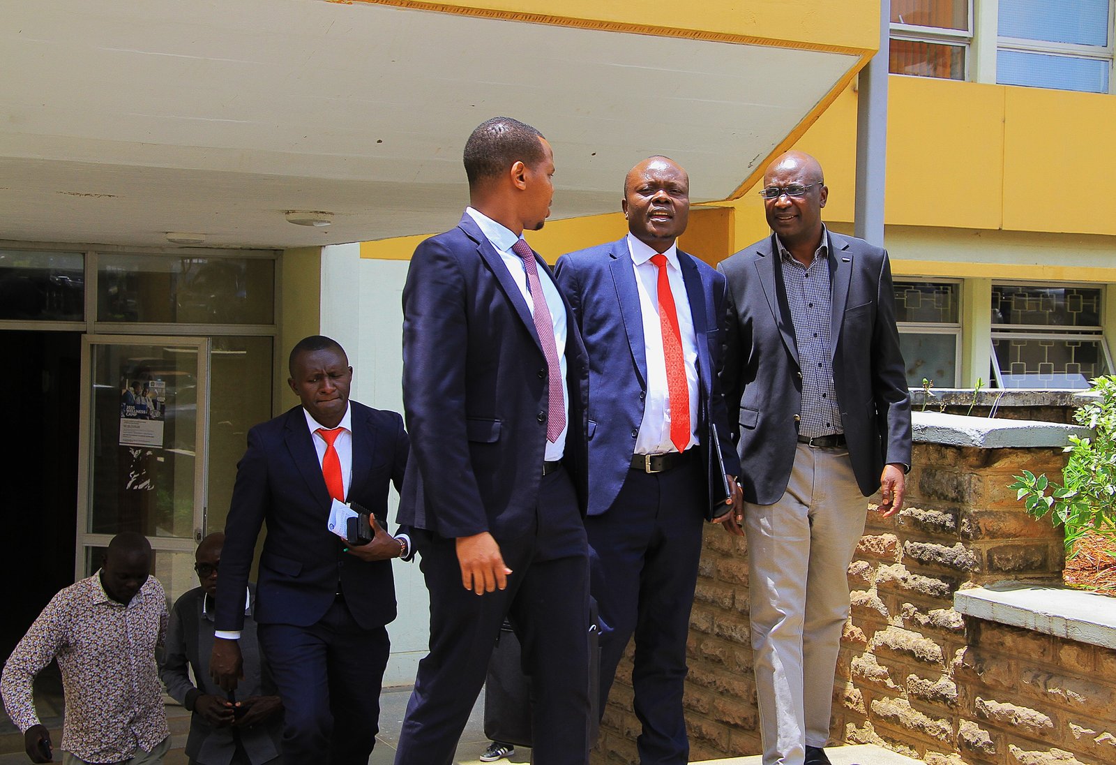 Philip Maiyo, Peter Wanyama and Wycliff Wangamati