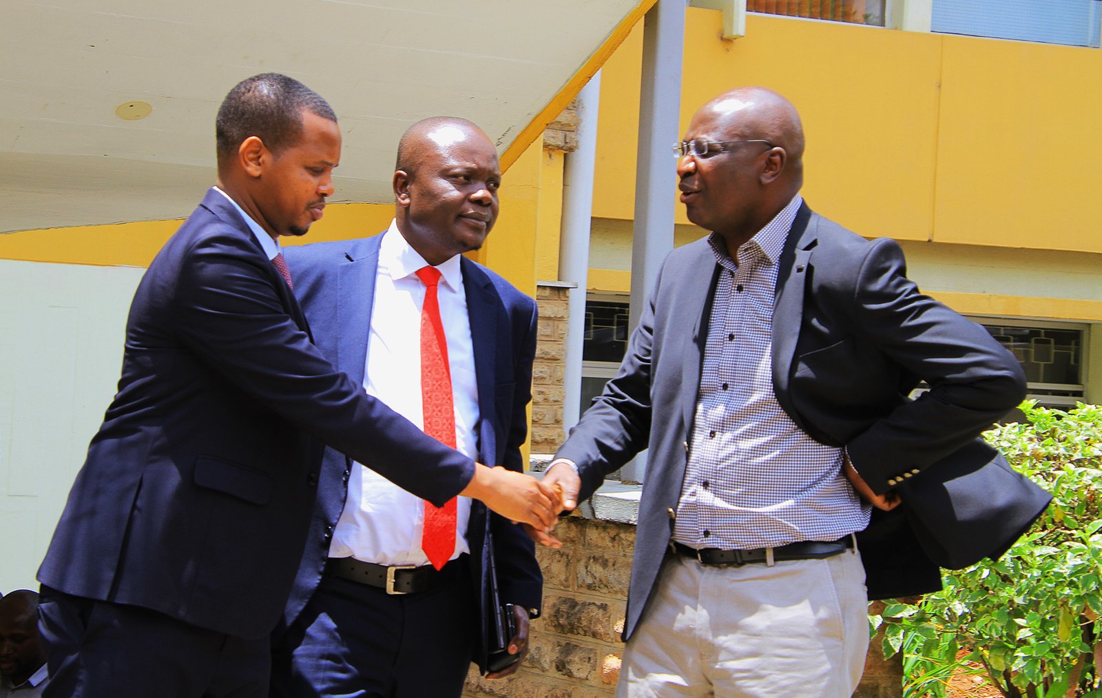 Philip Maiyo, Peter Wanyama and Wycliff Wangamati