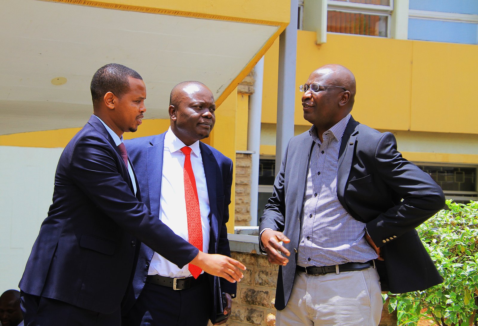 Philip Maiyo, Peter Wanyama and Wycliff Wangamati