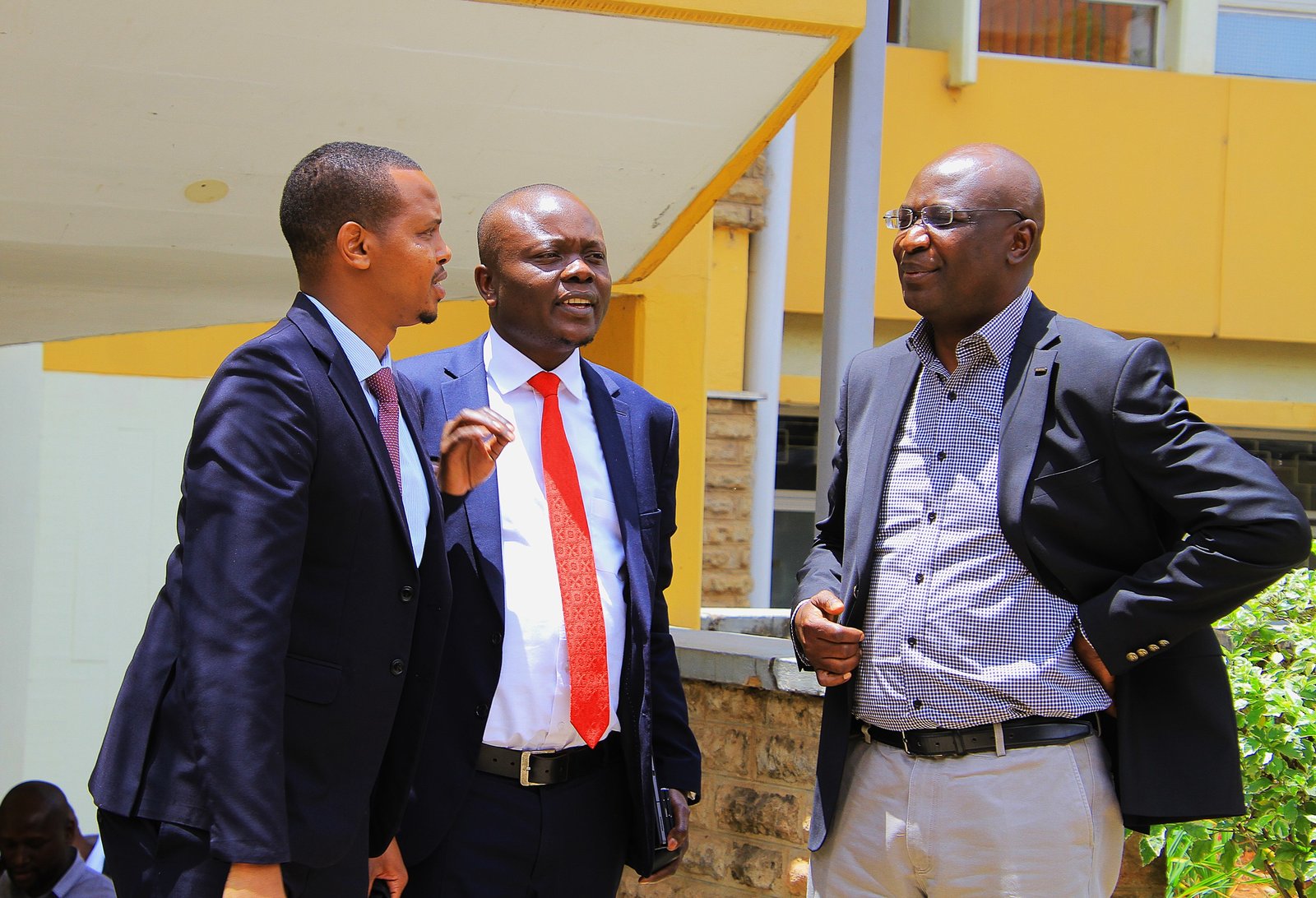 Philip Maiyo, Peter Wanyama and Wycliff Wangamati