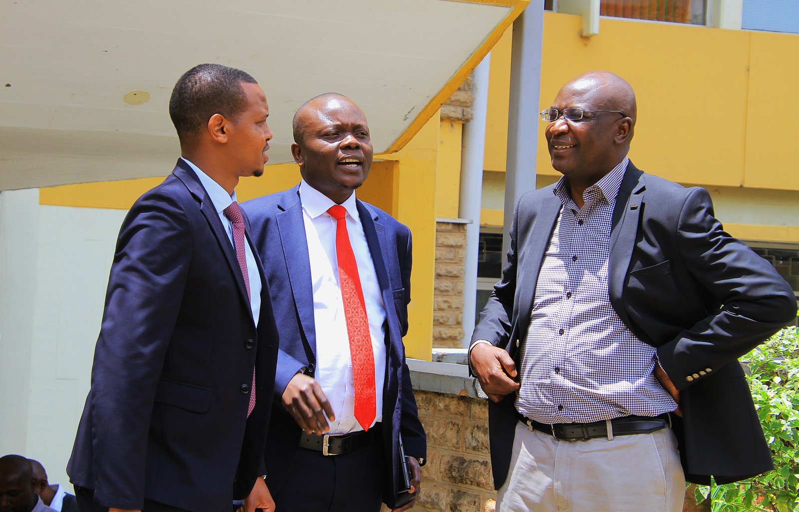 Philip Maiyo, Peter Wanyama and Wycliff Wangamati