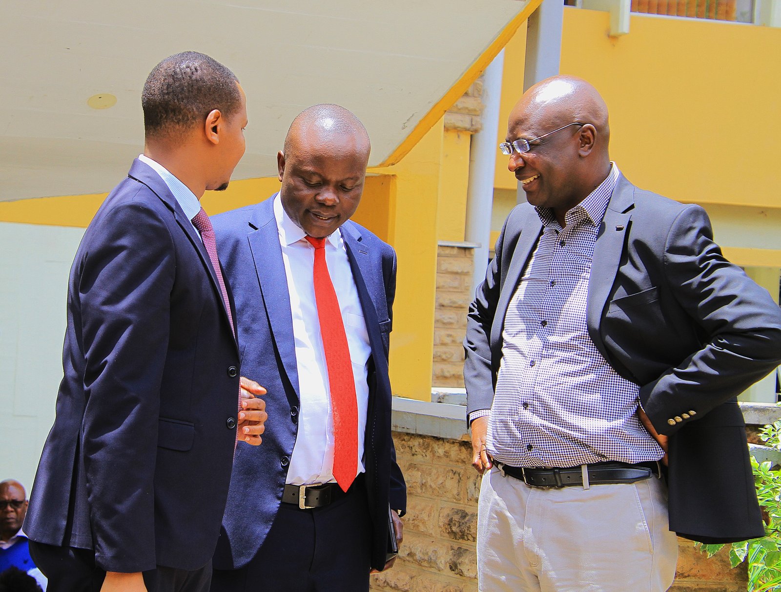 Philip Maiyo, Peter Wanyama and Wycliff Wangamati