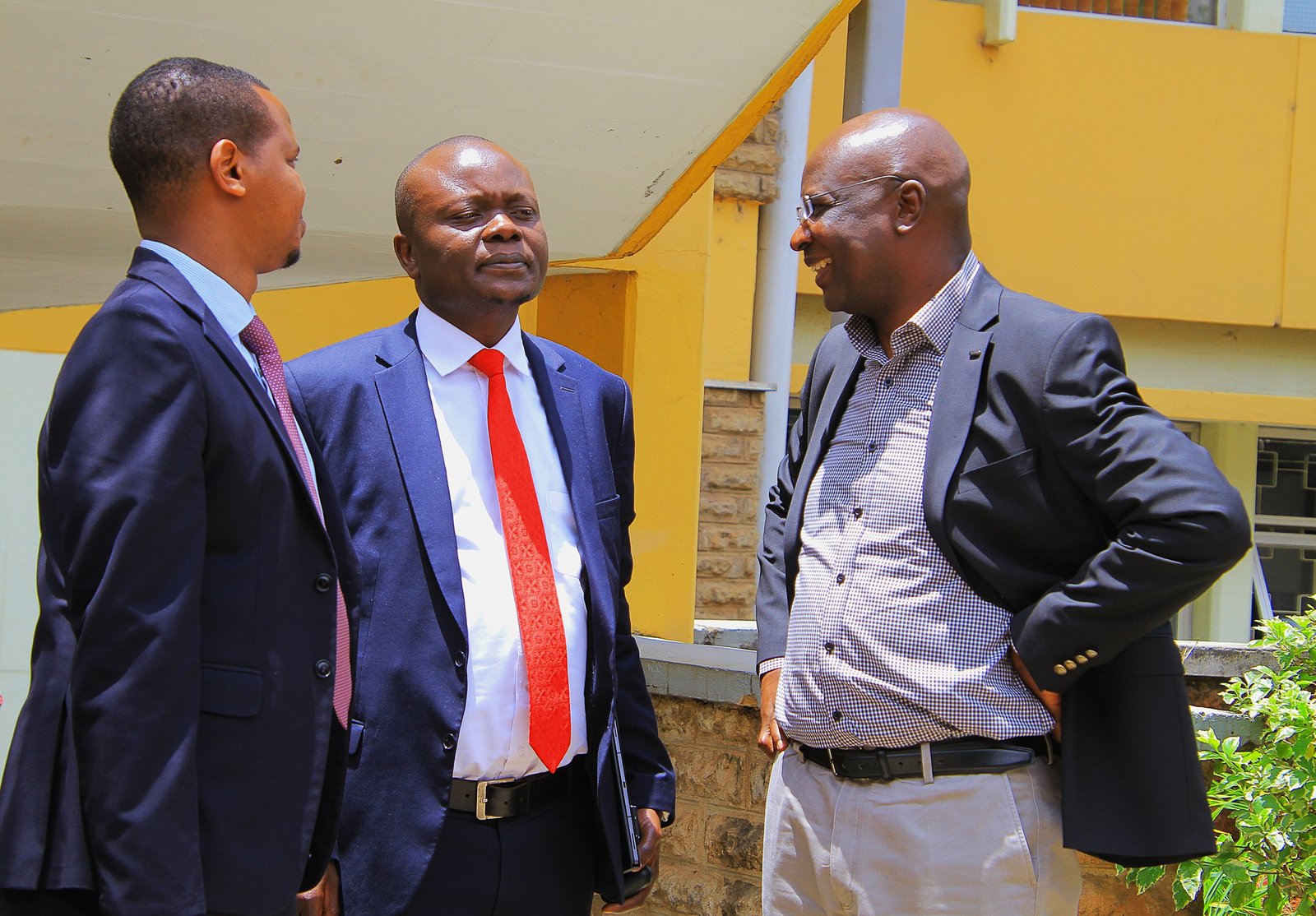 Philip Maiyo, Peter Wanyama and Wycliff Wangamati