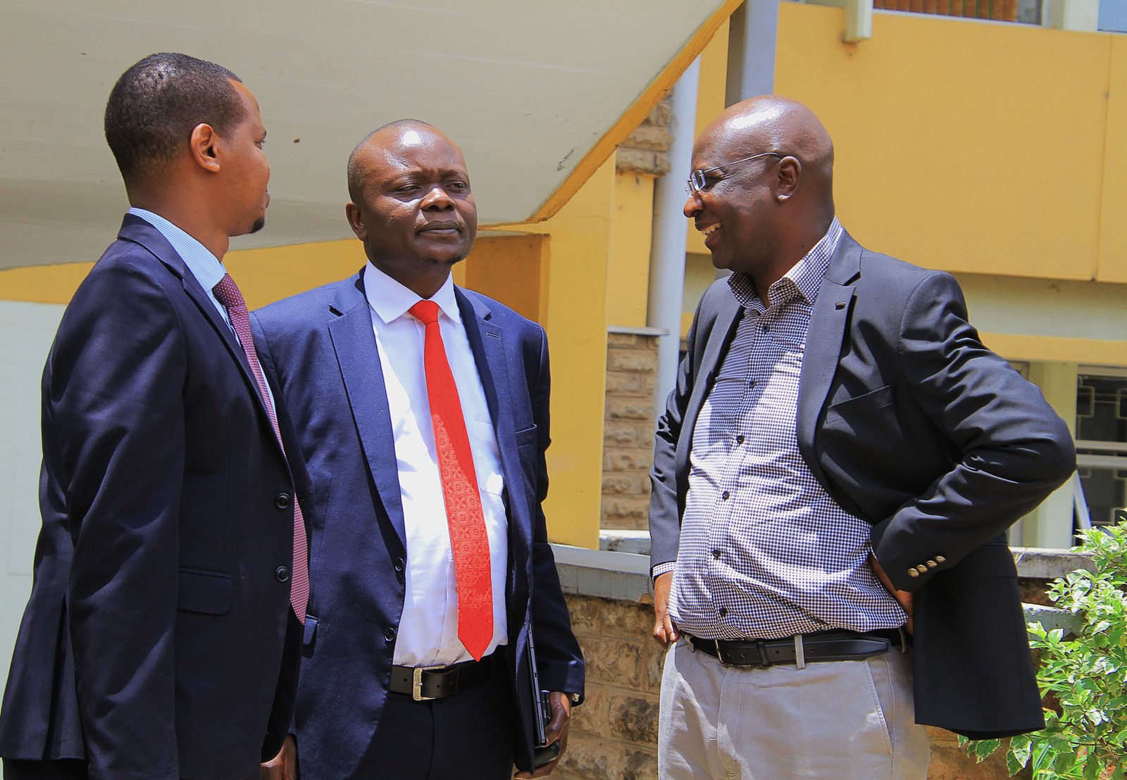 Philip Maiyo, Peter Wanyama and Wycliff Wangamati