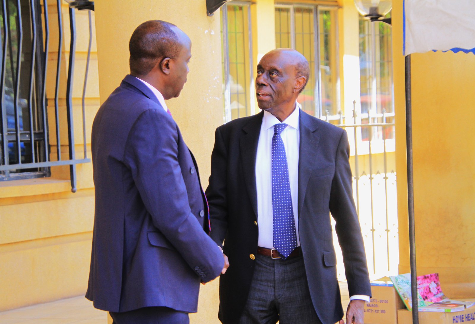 Paul Kibugi Muite with Danstan Omari