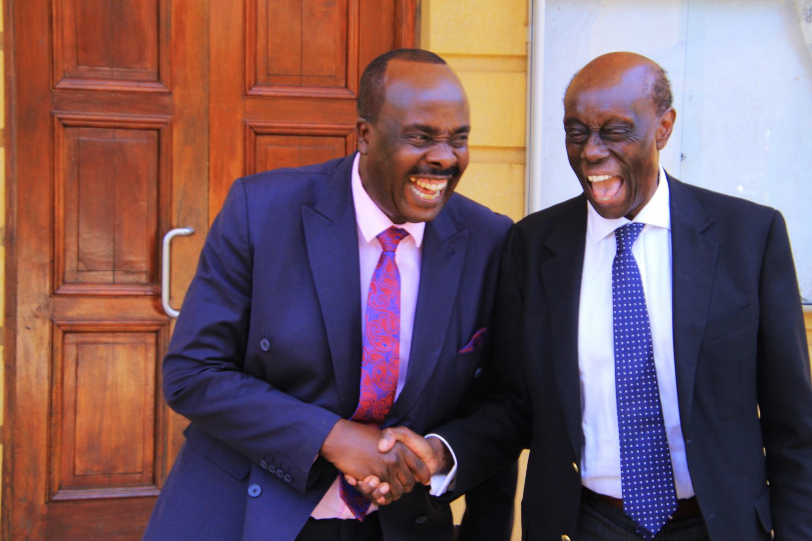 Paul Kibugi Muite with Danstan Omari