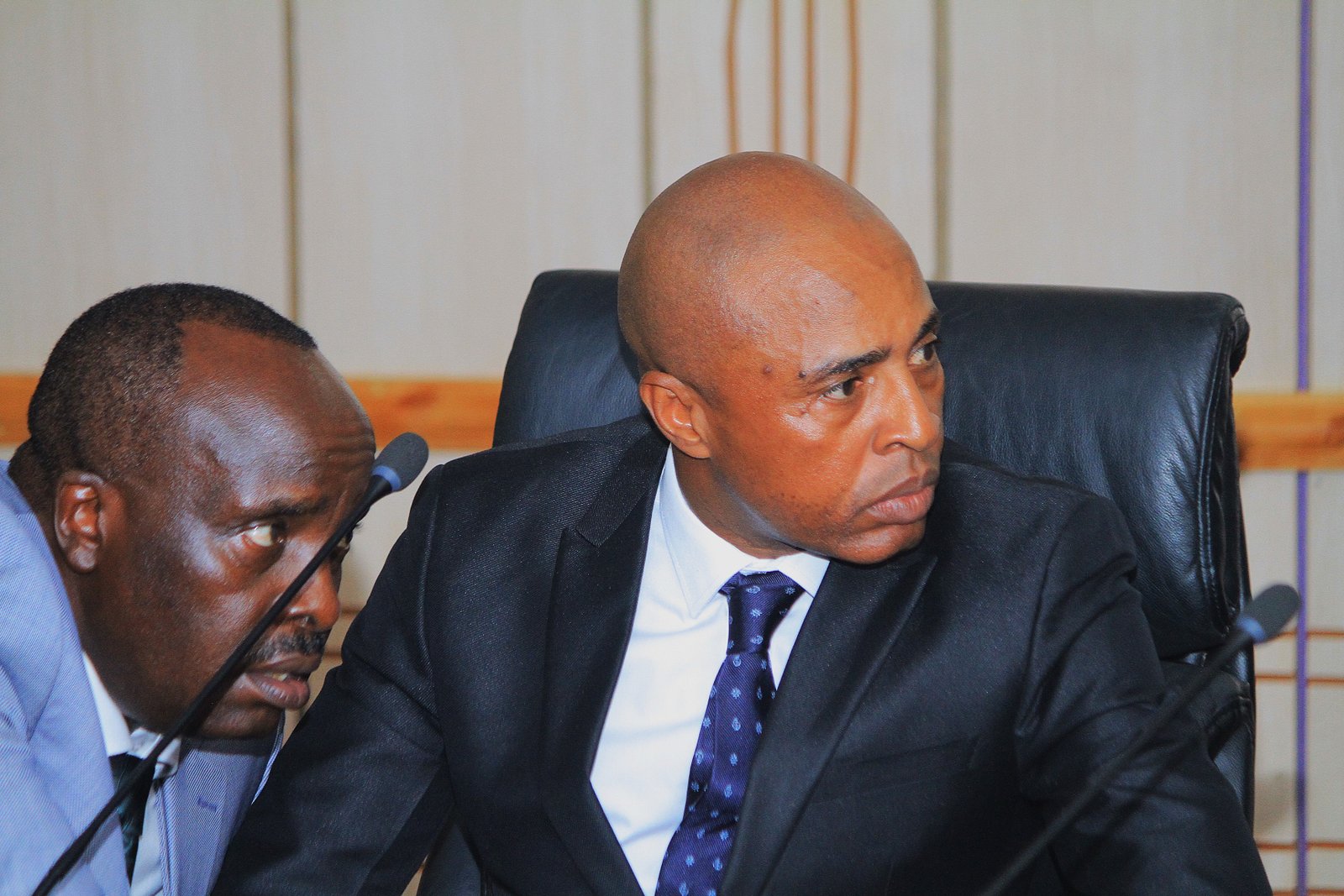 Danstan Omari with Humphrey Kariuki