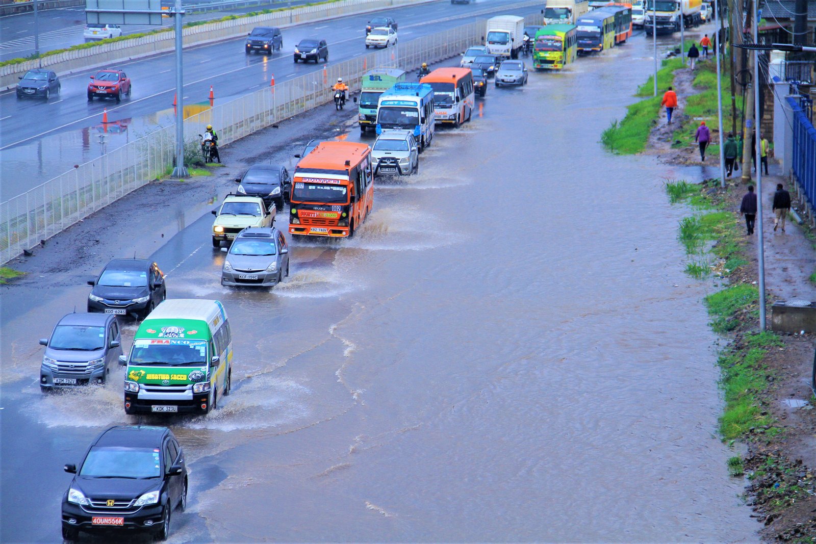 Mombasa Road flooded