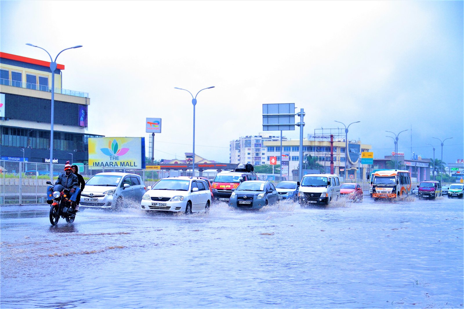 Mombasa Road flooded