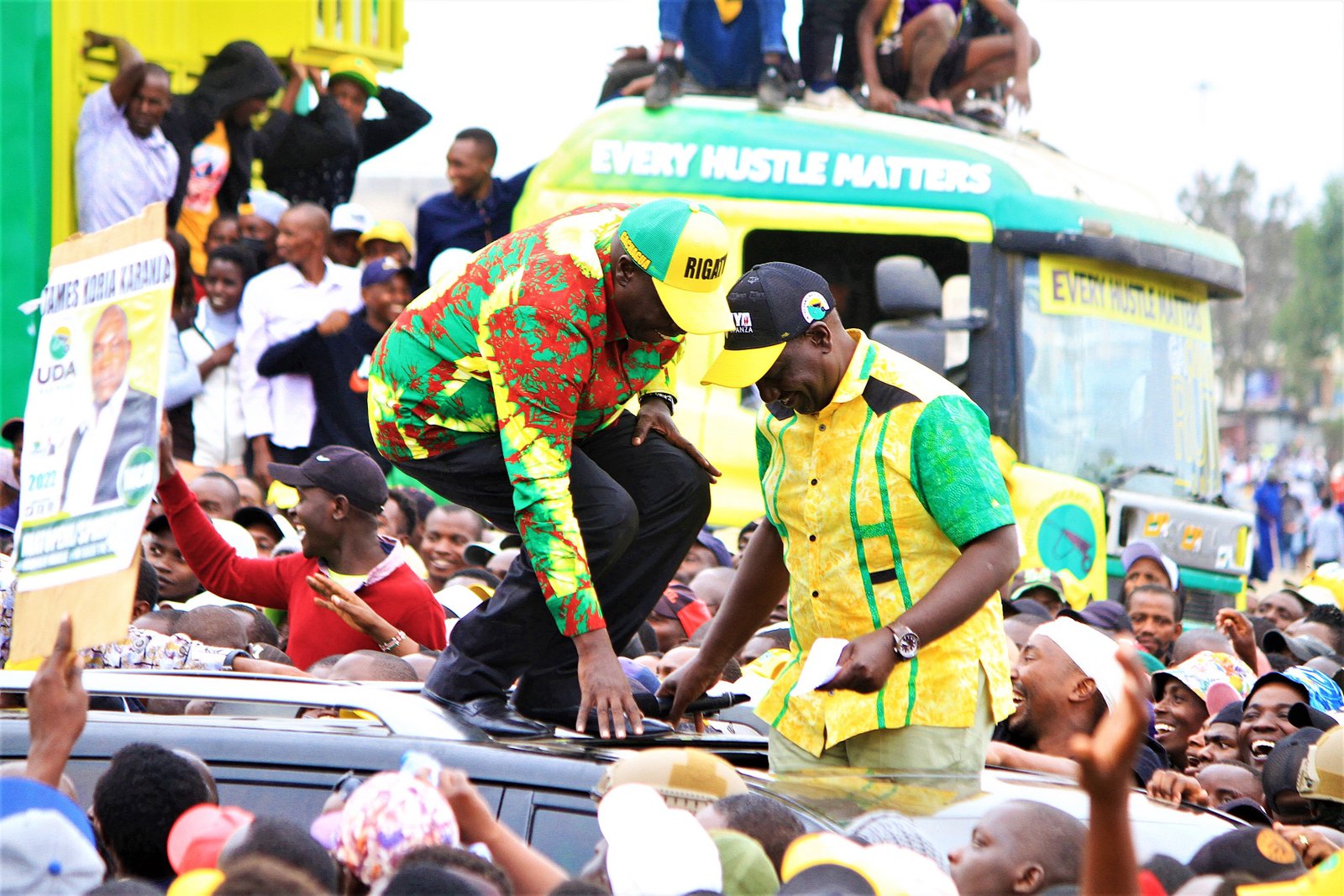 Rigathi Gachagua with William Ruto