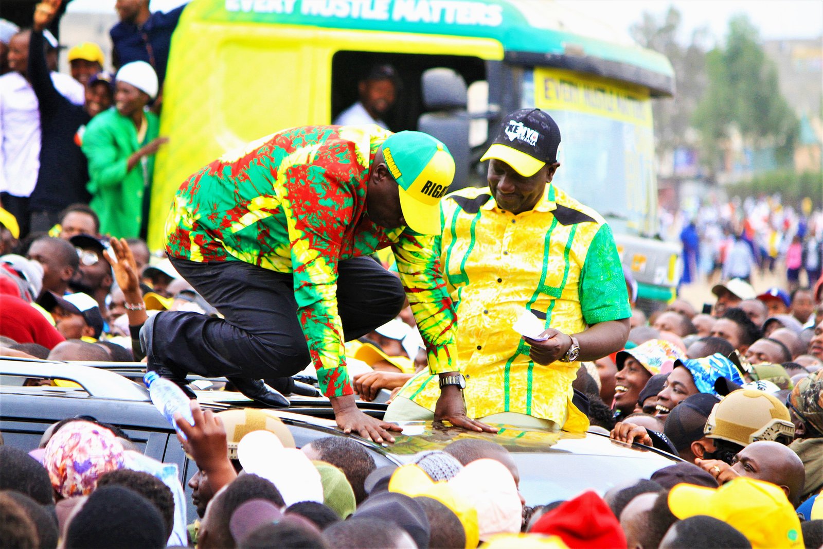 Rigathi Gachagua with William Ruto