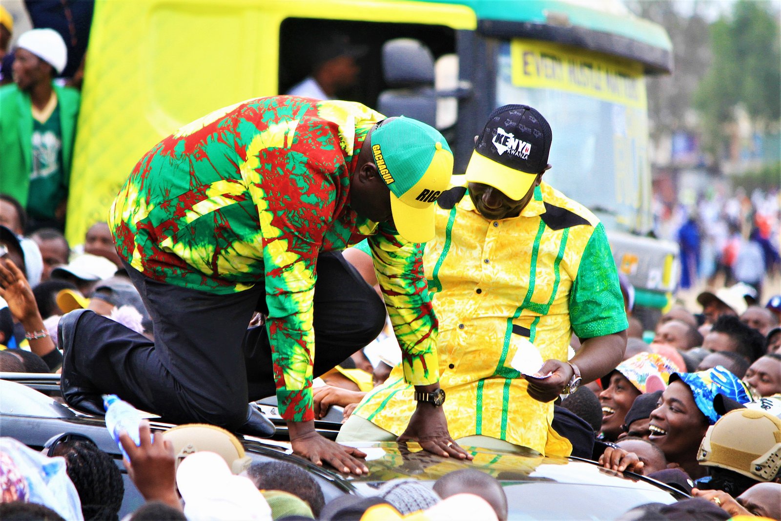 Rigathi Gachagua with William Ruto