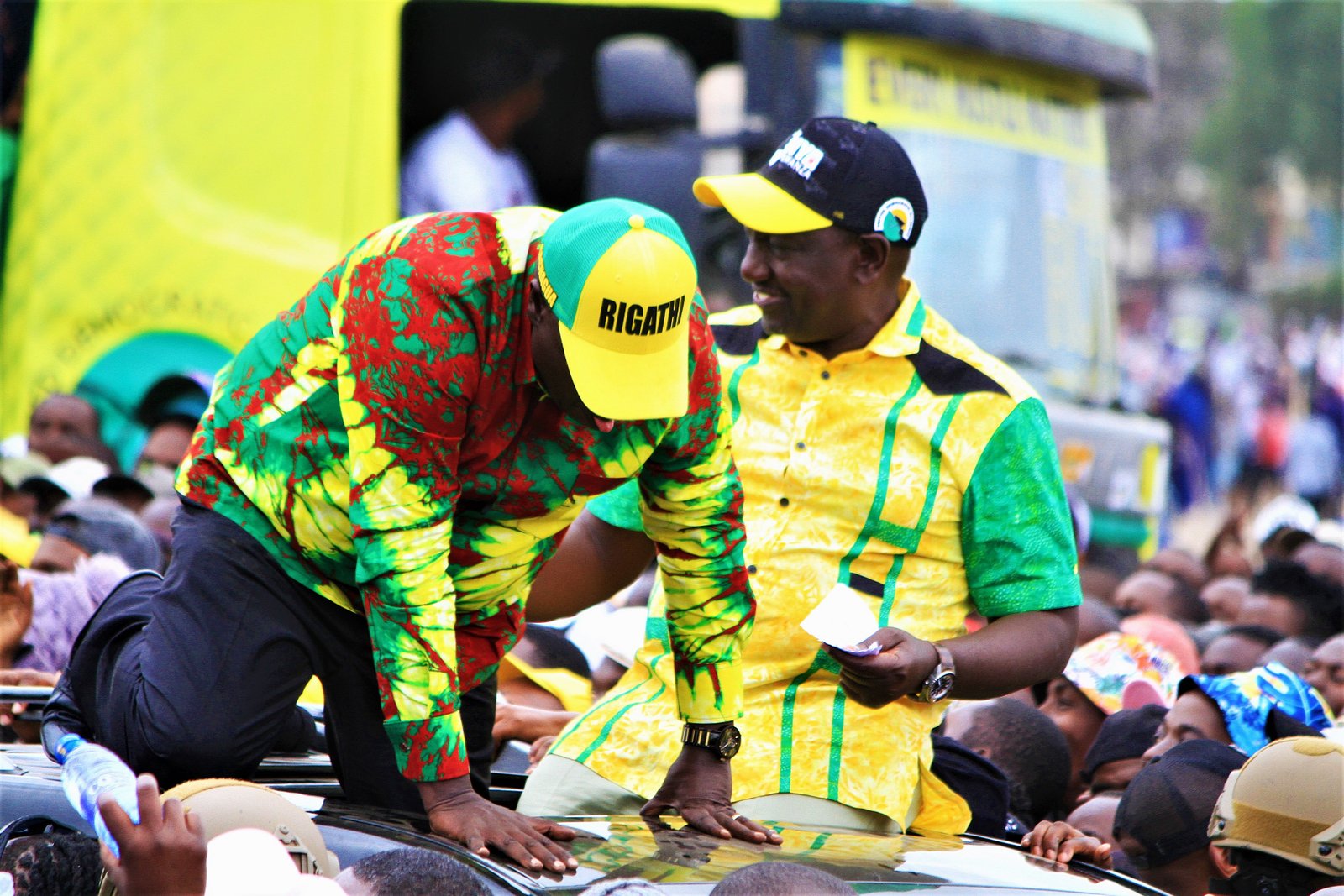 Rigathi Gachagua with William Ruto