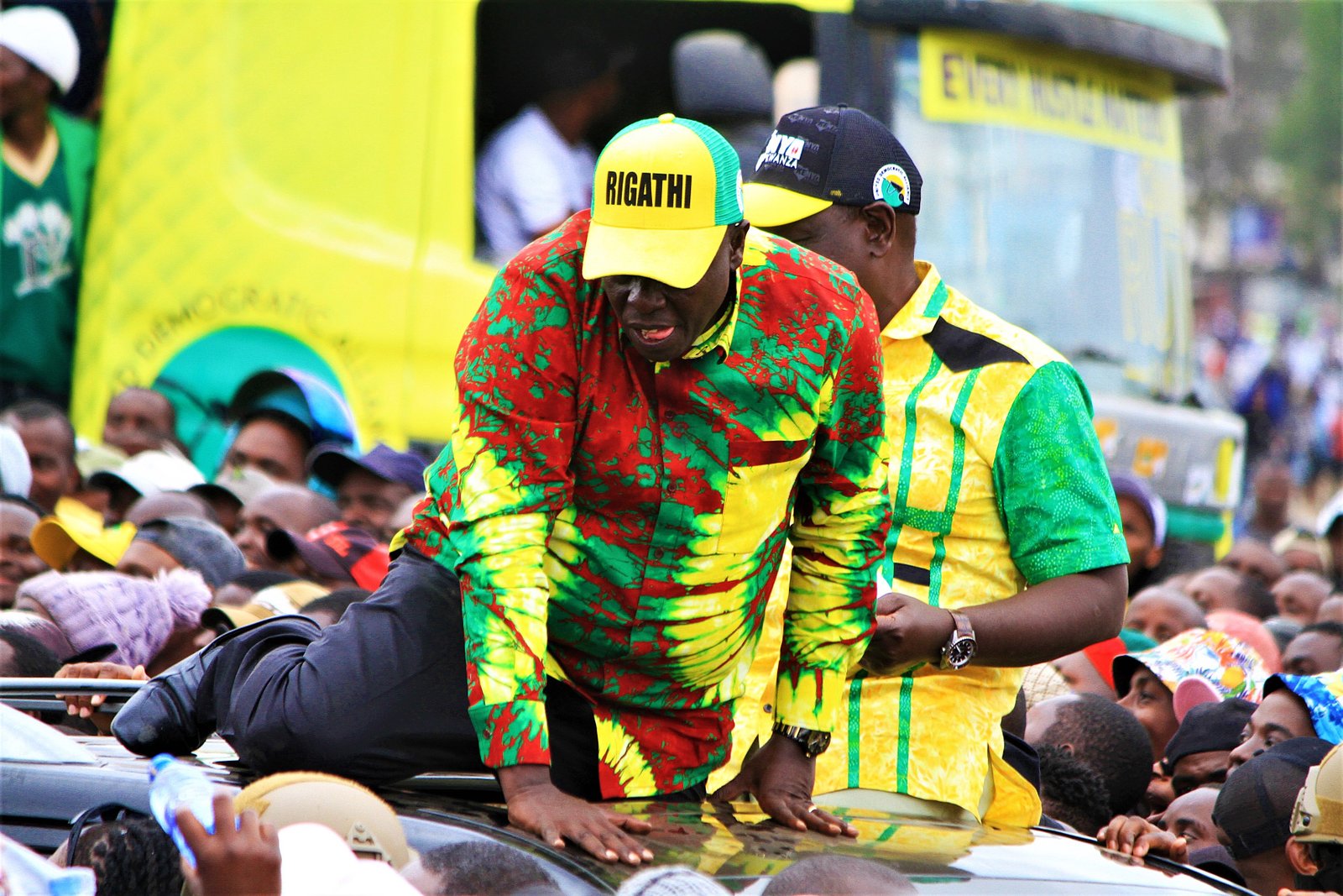 Rigathi Gachagua with William Ruto