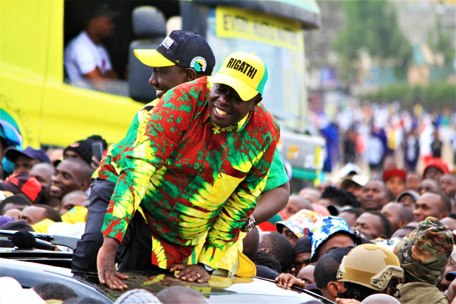 Rigathi Gachagua with William Ruto