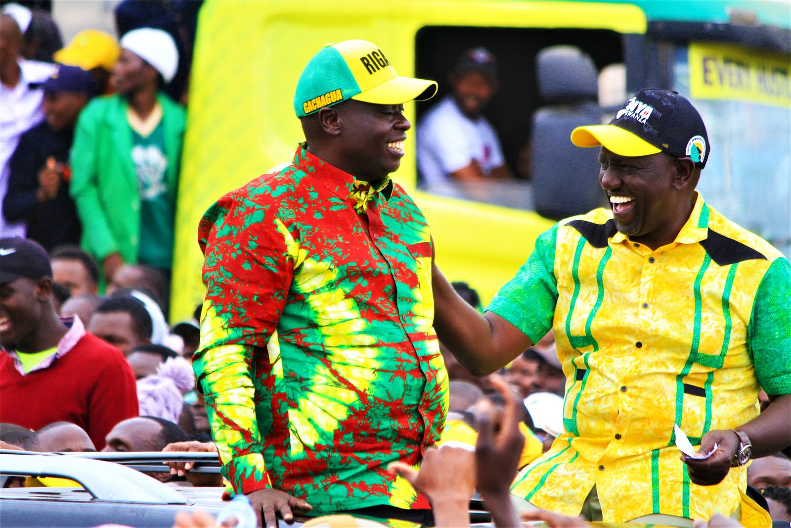 Rigathi Gachagua with William Ruto