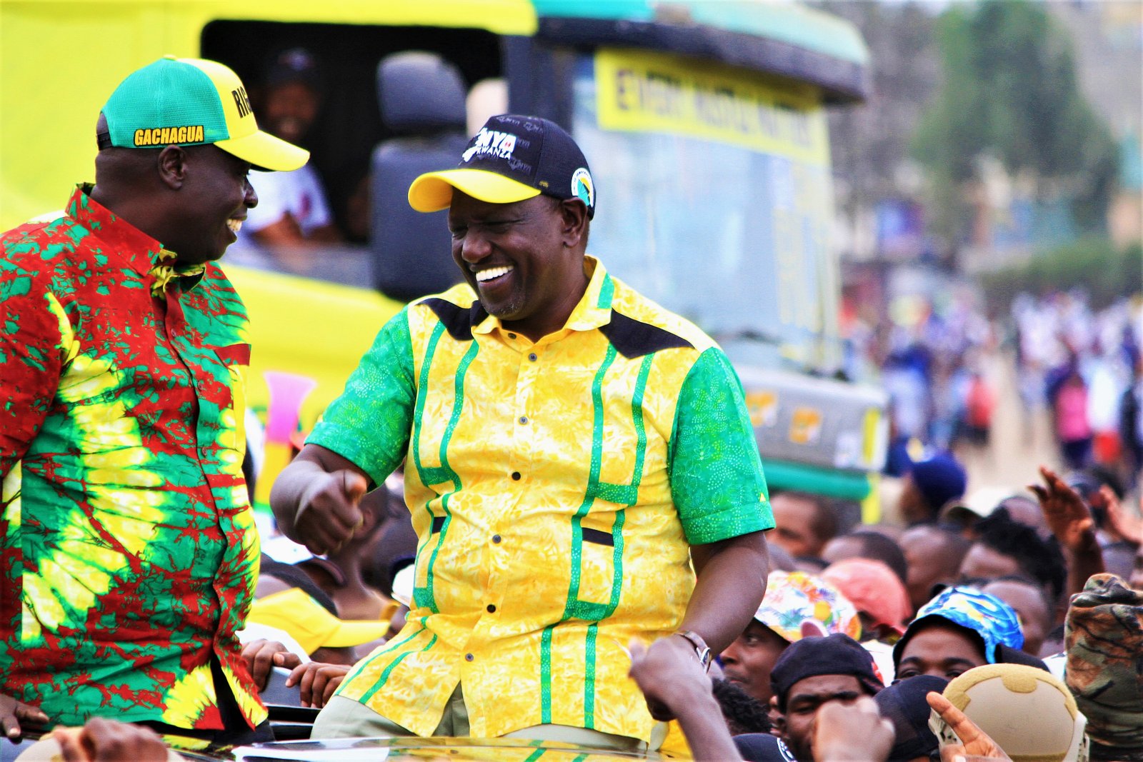 Rigathi Gachagua with William Ruto