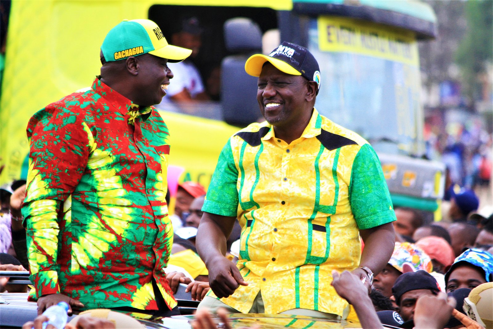 Rigathi Gachagua with William Ruto