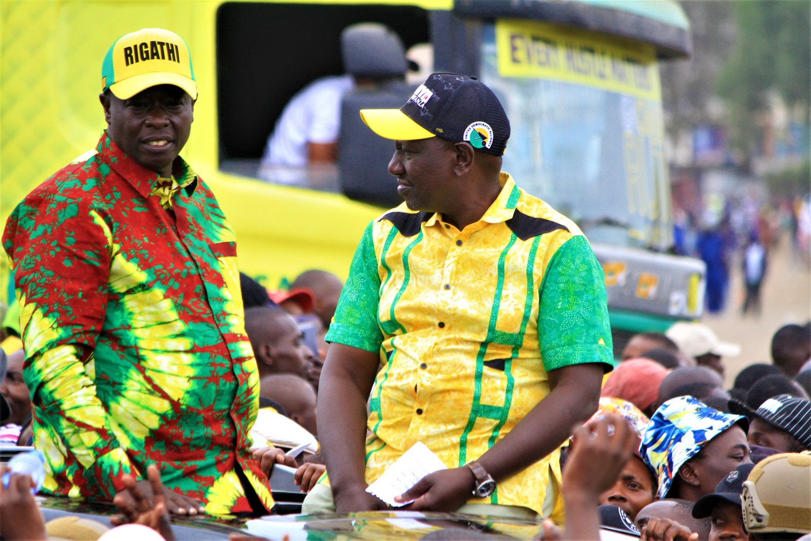 Rigathi Gachagua with William Ruto