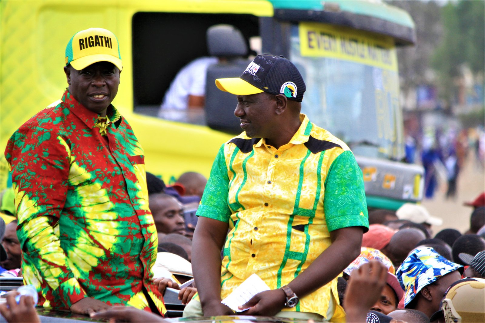 Rigathi Gachagua with William Ruto